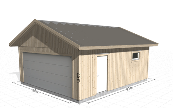 Eksempel på garasje